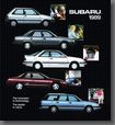 1988年10月発行 SUBARU 1989 北米向け カタログ
